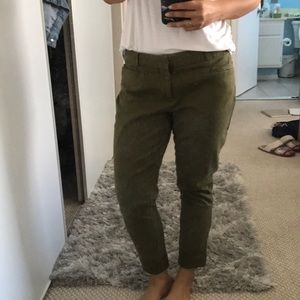 Banana Republic Green Tapered Slacks